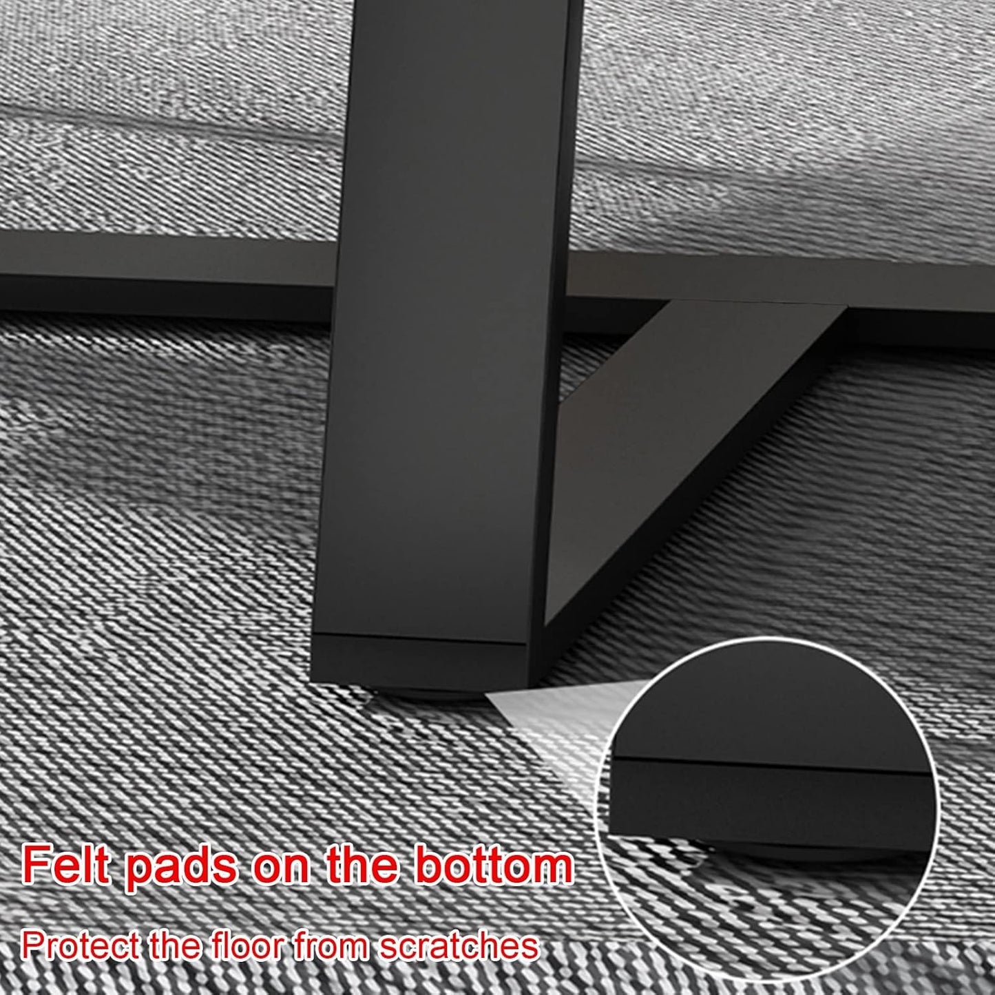 JKGHK Coffee Table Rectangle Slate End Table, Modern Accent Sofa Side End Table,Sturdy Metal Frame, Easy Assembly,for Living Room Balcony Office