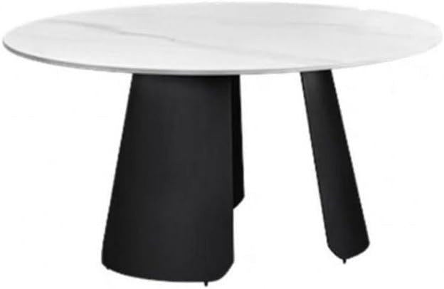 Living Room end Table Light Luxury Round Slate Coffee Table Combination Modern Simple Living Room Creative Small Coffee Table Bedroom end Table(C,B)